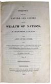 SMITH, ADAM. An Inquiry into the Nature and Causes of the Wealth of Nations . . . with a Life of the Author.  3 vols.  1811